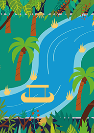 Race Across Africa - River tile